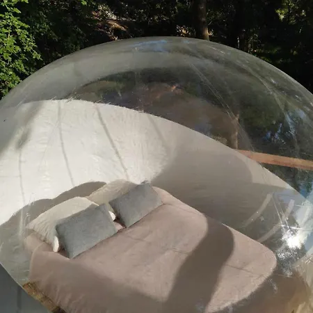 La Bulle Canopee Allegre Les Fumades Exterior photo