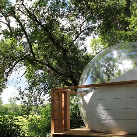 La Bulle Canopee Allegre Les Fumades Exterior photo