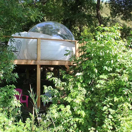 La Bulle Canopee Allegre Les Fumades Exterior photo