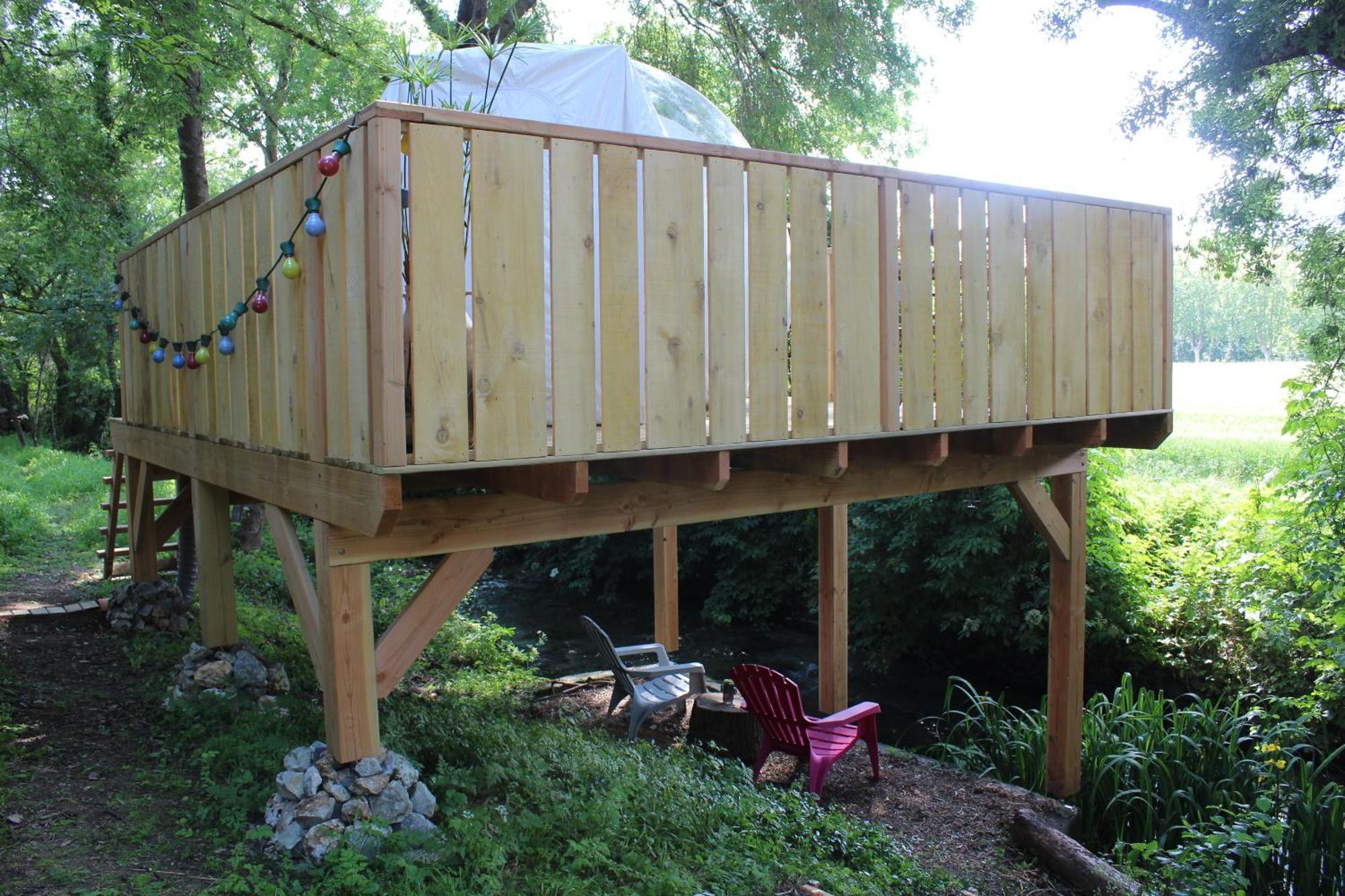 Luxury tent La Bulle Canopee *